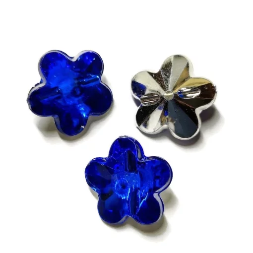 Каміння пришивне &quot;Квітка&quot;,  синє