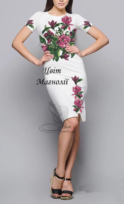 Сукня жіноча "Цвіт магнолії" 
