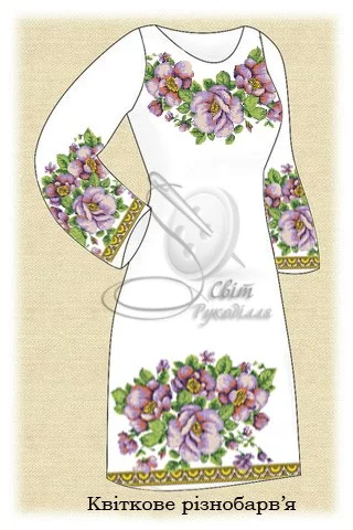Сукня жіноча "Квіткове різнобарв'я" 