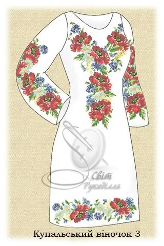 Сукня жіноча "Купальський віночок-3"