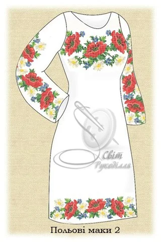 Сукня жіноча "Польові маки-2"