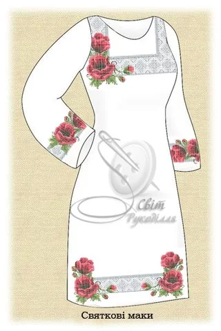 Сукня жіноча "Святкові маки" 
