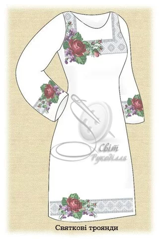 Сукня жіноча "Святкові троянди" 