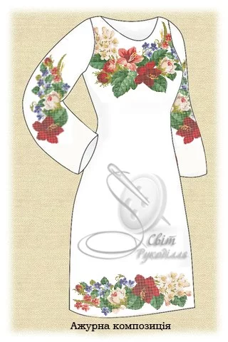Сукня жіноча "Ажурна композиція"