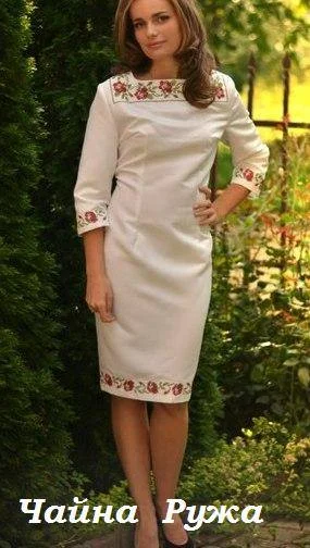 Сукня жіноча "Чайна ружа"