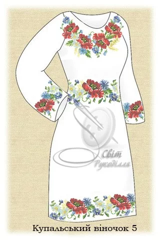 Сукня жіноча "Купальский віночок-5" 