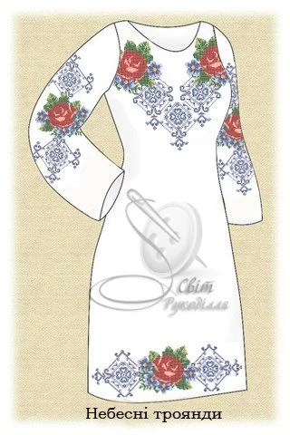 Сукня жіноча "Небесні троянди" 
