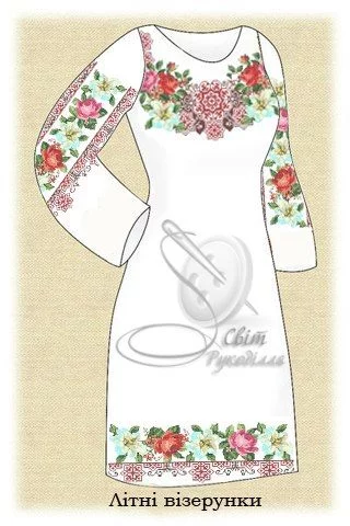 Сукня жіноча "Літні візерунки" 