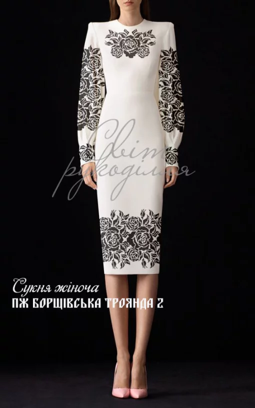 Сукня жіноча "Борщівська троянда" 