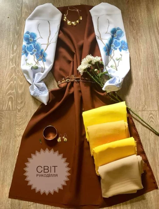 Сарафан "Синя орхідея" 