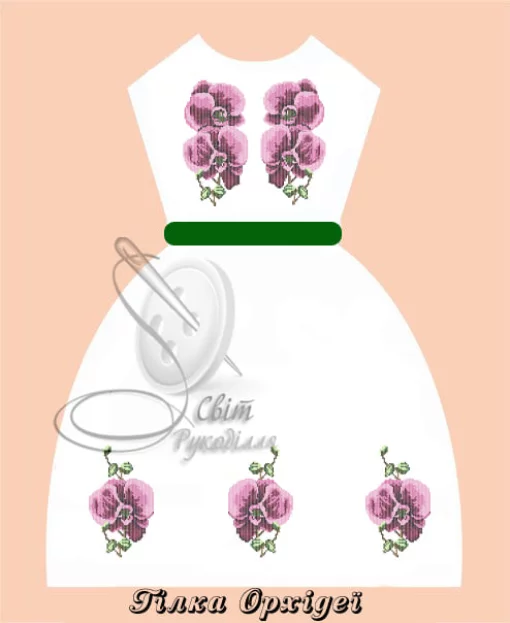 Дитяча сукня зі стрічкою &quot;Гілка орхідеї&quot;