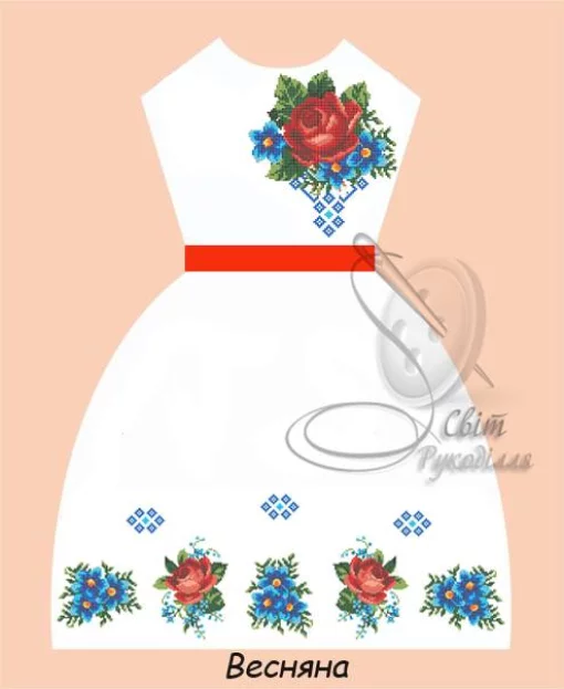 Дитяча сукня зі стрічкою &quot;Весняна&quot; 