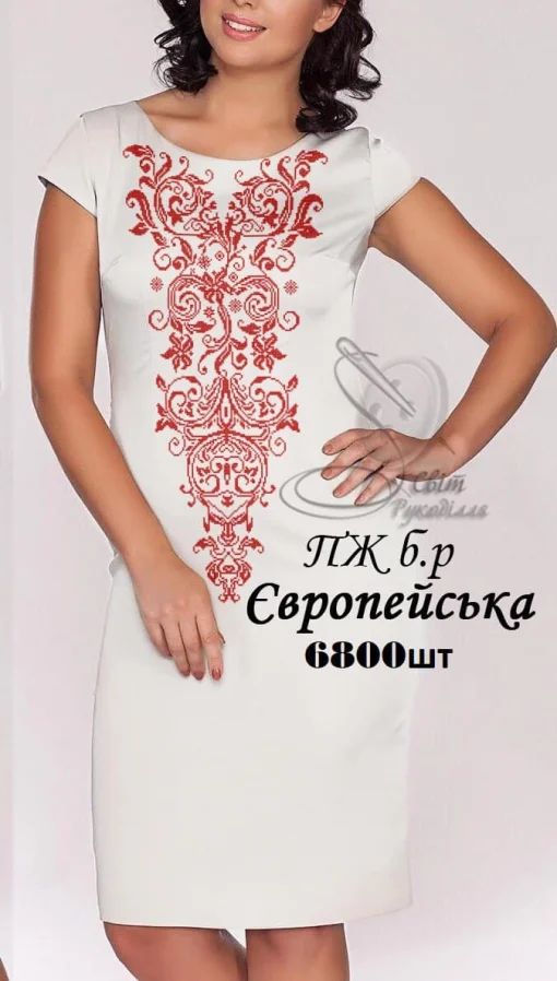 Сукня без рукавів "Європейська" 