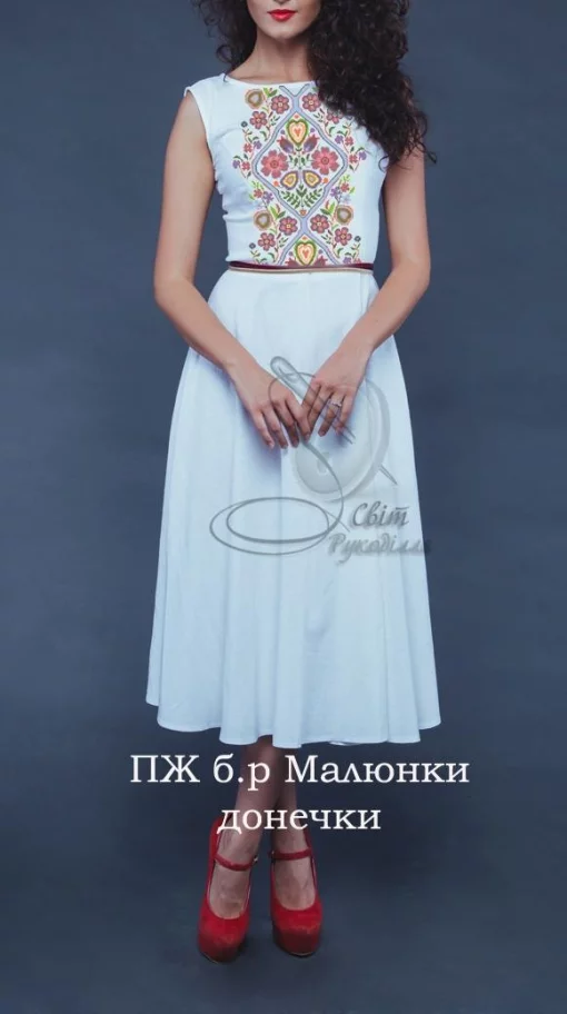 Сукня без рукавів "Малюнки донечки" 