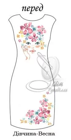 Сукня без рукавів "Дівчина-весна" 