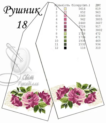 Рушник весільний №18