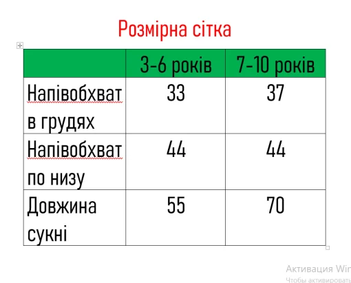 Сукня дитяча пошита &quot;Синя магнолія&quot; 