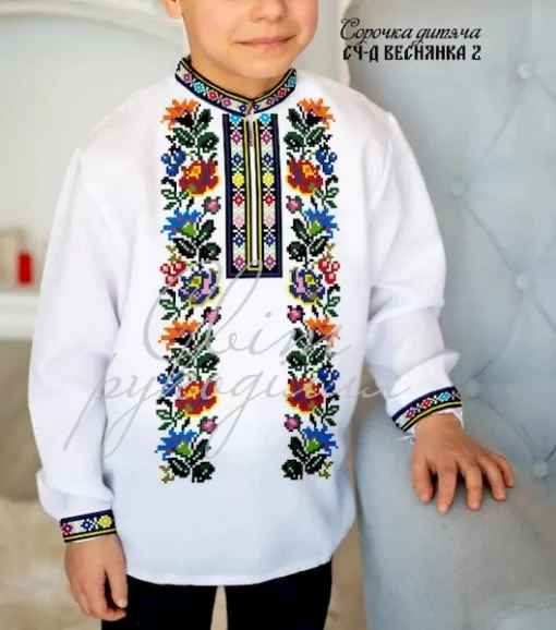 Дитяча сорочка для хлопчика "Веснянка" 