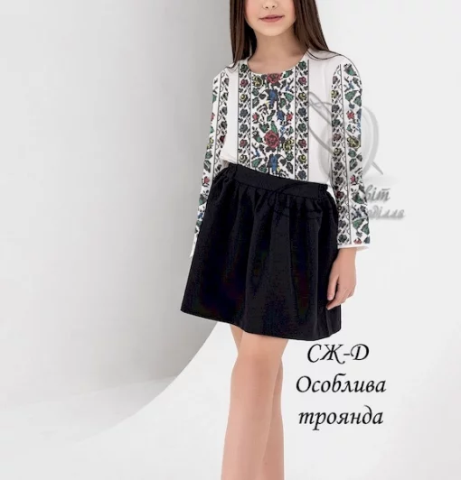 Дитяча сорочка "Особлива троянда" 