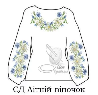 Дитяча сорочка  "Літній віночок" 