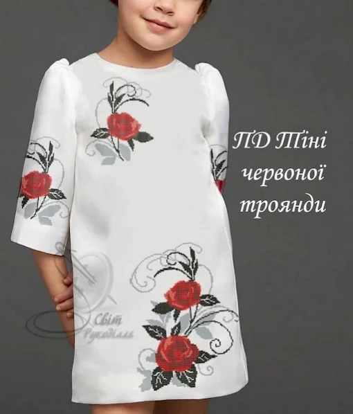 Дитяча сукня &quot;Тіні червоної троянди&quot; 