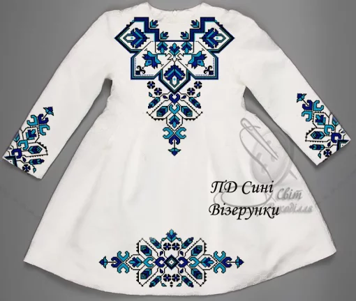 Дитяча сукня &quot;Сині візерунки&quot; 