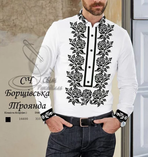 Сорочка "Борщівська троянда" 