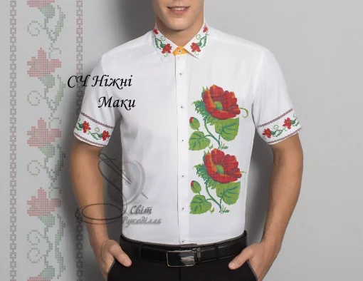  Сорочка &quot;Ніжні маки&quot; 