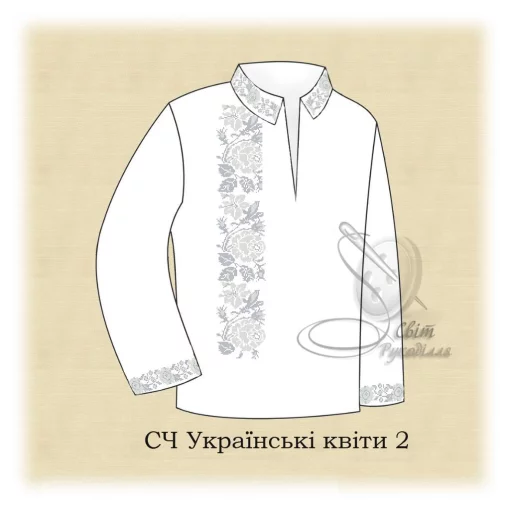  Сорочка &quot;Українські квіти-2&quot; 
