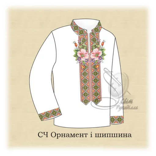 Сорочка "Орнамент і шипшина" 