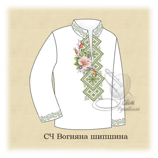 Сорочка "Вогняна шипшина" 