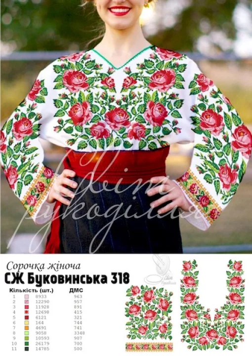 Сорочка  "Буковинська №318" 