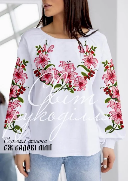 Сорочка  &quot;Садові лілії&quot; 