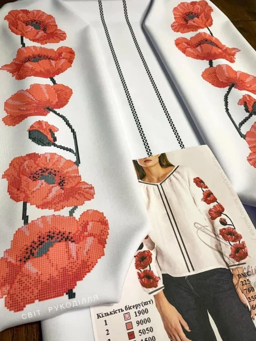 Сорочка "Піраміда з маків" 