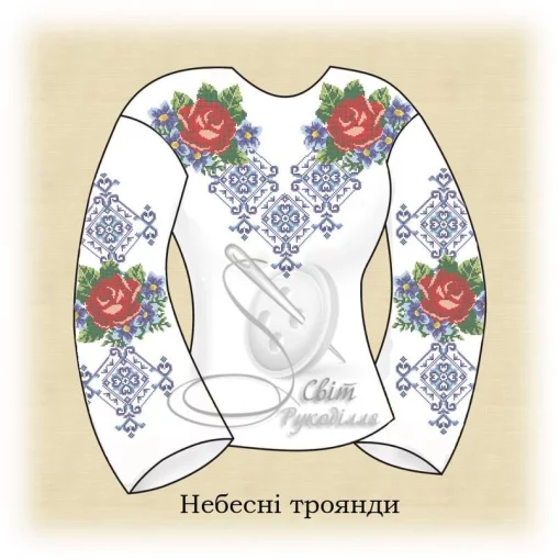 Сорочка "Небесні троянди" 