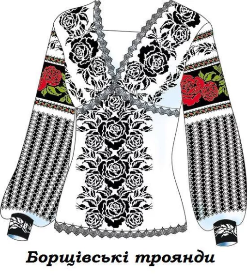 Сорочка &quot;Борщівська троянда&quot; 