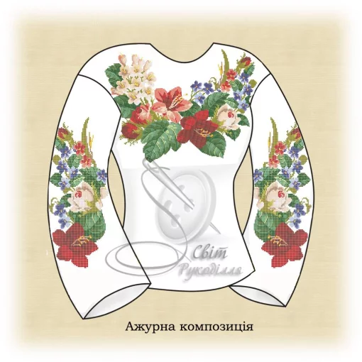 Сорочка &quot;Ажурна композиція&quot; 