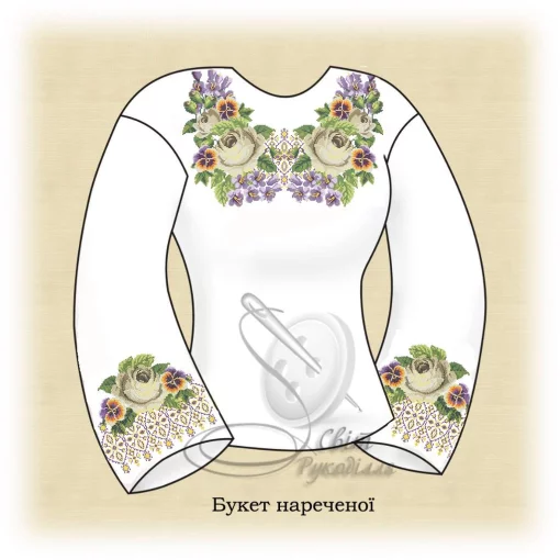 Сорочка &quot;Букет нареченої&quot; 