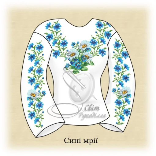 Сорочка "Сині мрії" 