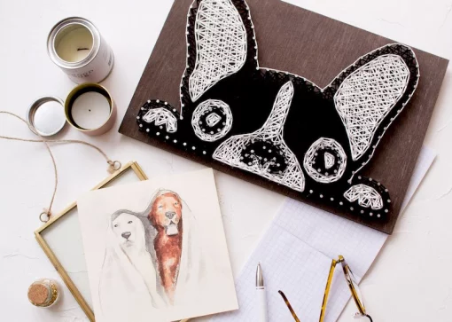 Набір стрінг-арт &quot;Французький бульдог&quot; 