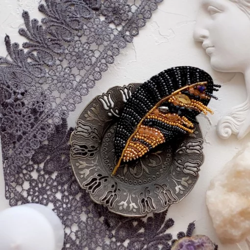 Набір для створення прикраси &quot;Перо&quot; 