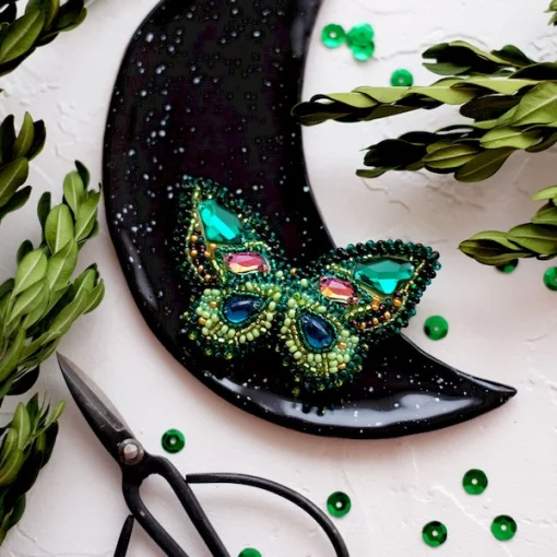 Набір для створення прикраси &quot;Смарагдовий серпень&quot; 