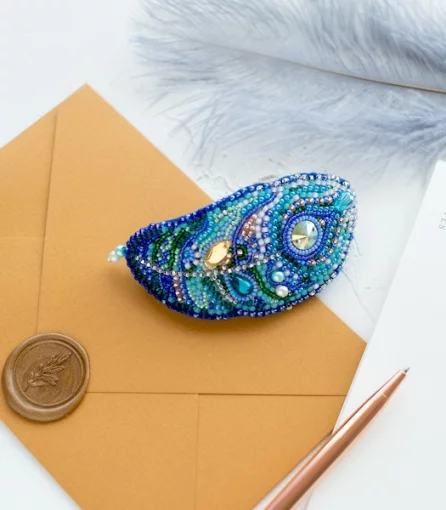 Набір для створення прикраси для волосся &quot;Пір'їнка&quot; 