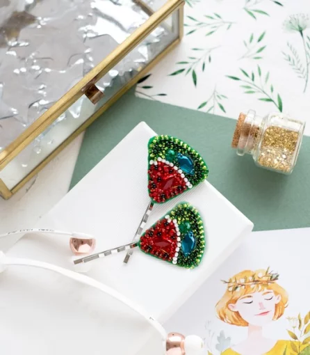 Набір для створення прикраси для волосся &quot;Кавунова долька&quot; 