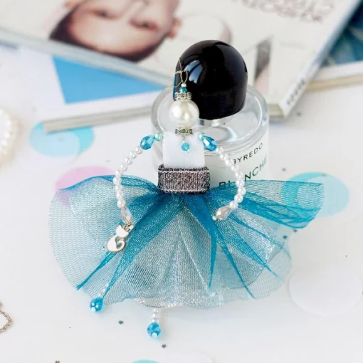 Набір для створення прикраси лялечки-підвіски &quot;Ніжна бірюза&quot; 