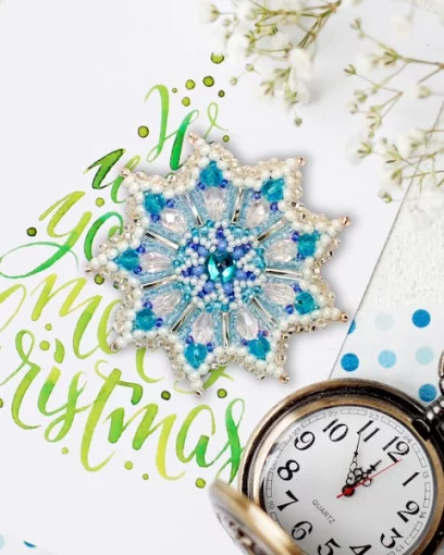 Набір для створення прикраси &quot;Сніжинка маленька&quot; 