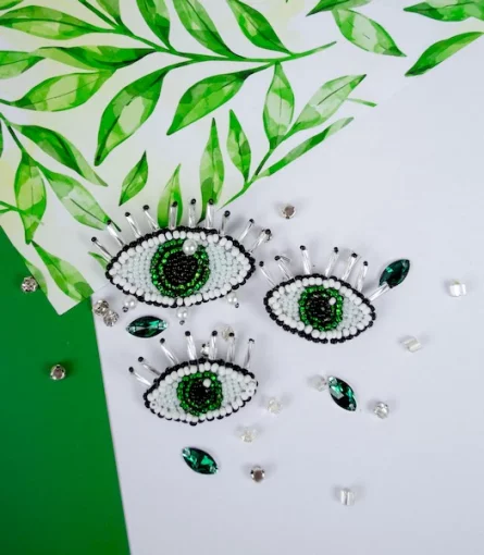 Набір для створення прикраси &quot;Смарагдовий погляд&quot; 