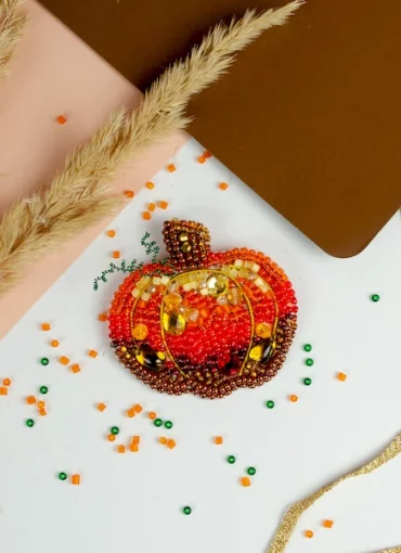 Набір для створення прикраси &quot;Золотий гарбузик&quot; 