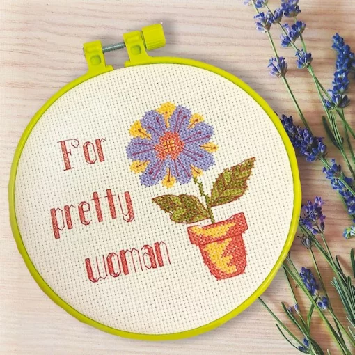 Набір для вишивки хрестиком &quot;Прекрасній жінці&quot; 
