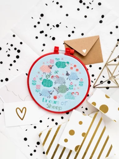 Набір для вишивки хрестиком &quot;Баранці перед сном&quot; 